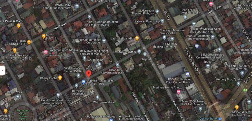 Remedios Malate Corner Lot for Sale