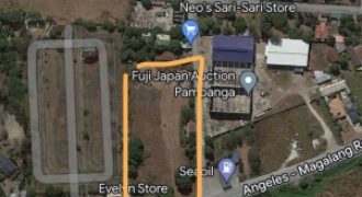 Angeles Magalang Road Lot for Sale at almost 1 hectare