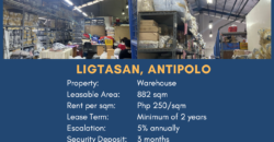 Antipolo Warehouse for Sale with Rental Income