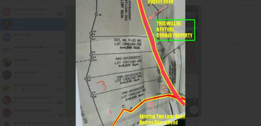 San Jose Del Monte Bulacan Commercial Lot for Sale along 4 Lane Bypass Highway