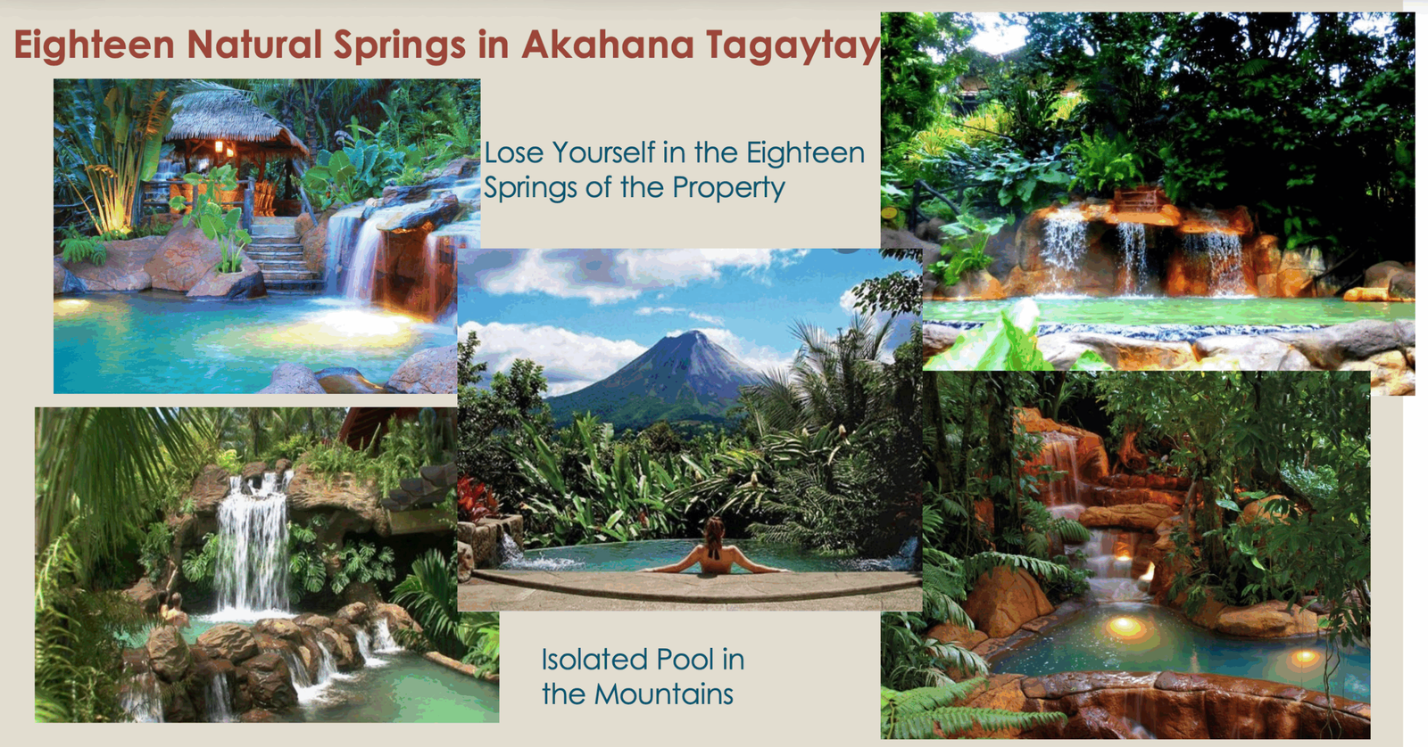 18 Natural Springs in Bukal Ridge Akahana